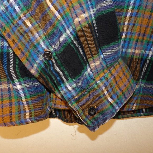 Woolrich " Trout Run " Flannel Button Down Shirt Sz XL - Picture 4 of 6